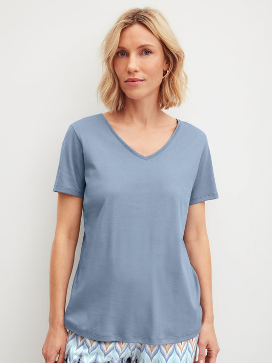 WOMEN Shirt short-sleeve (Aura Blue)