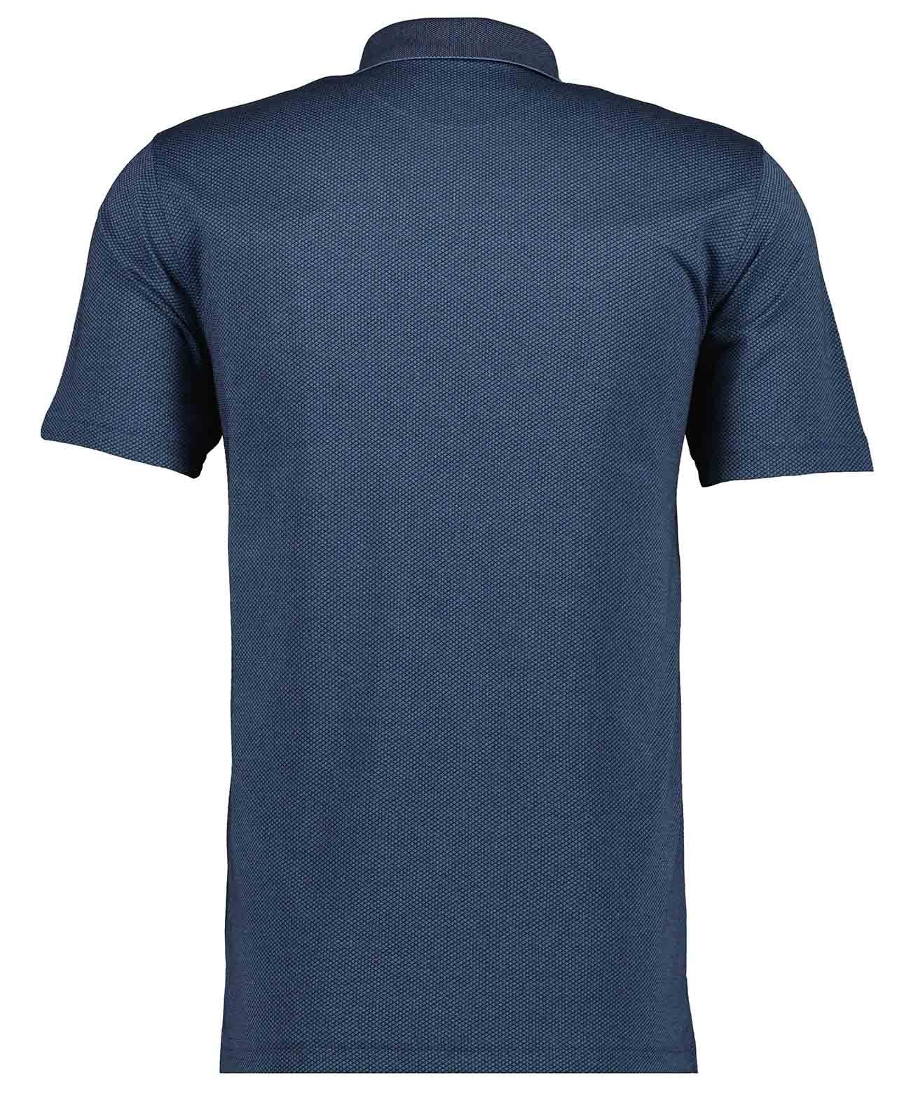 Softknit-Polo "Fischernetz" (Marine)