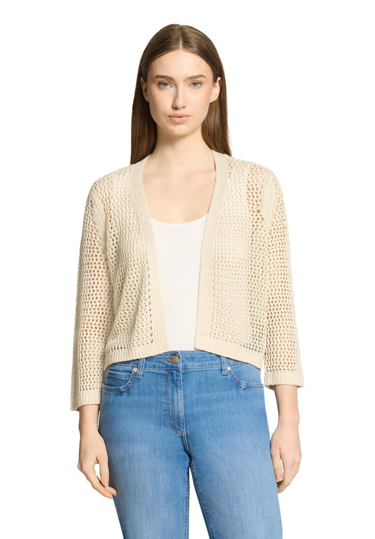 Grobstrickjacke (Silky Beige)