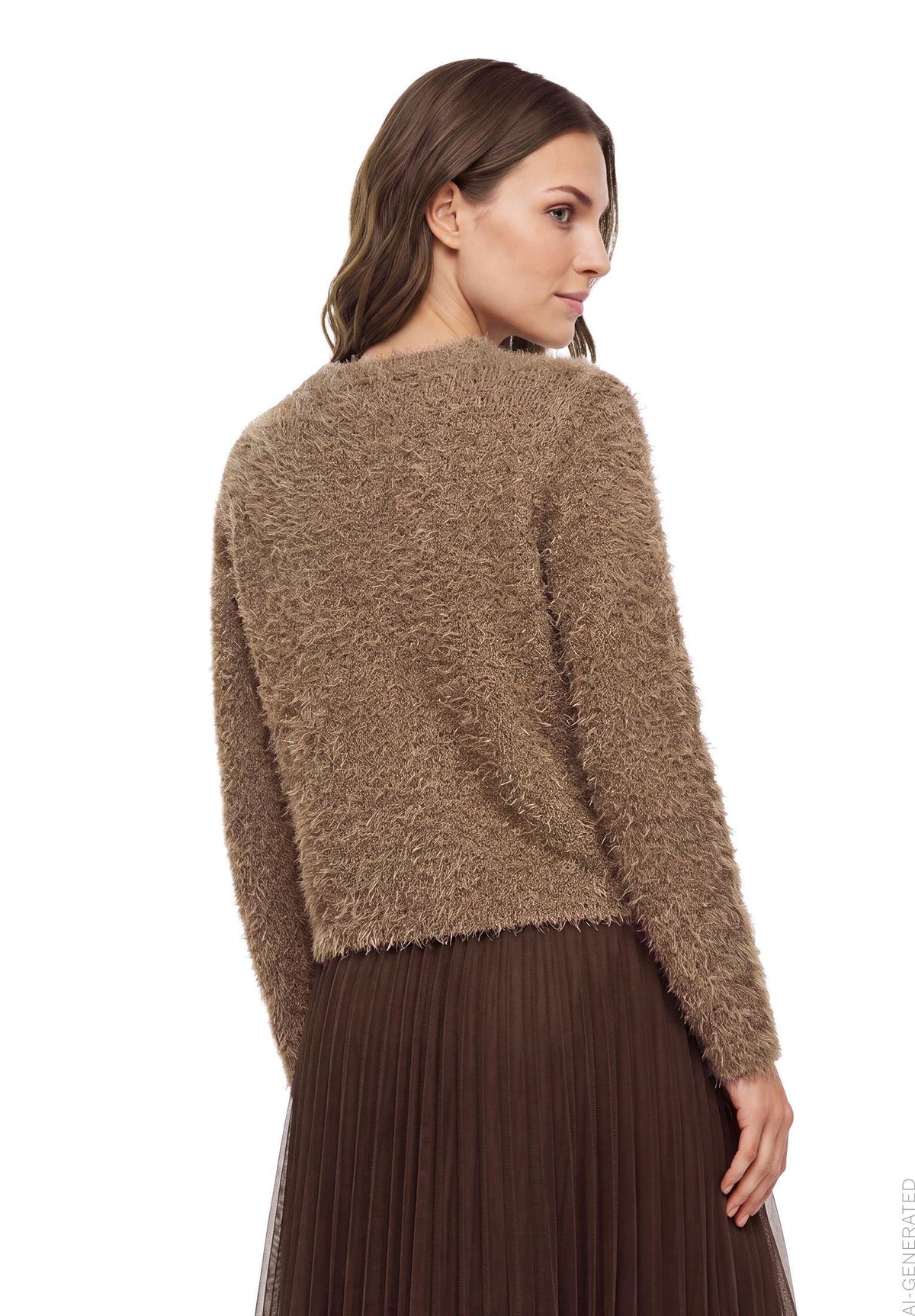 Strick-Cardigan (Light Hazelnut)