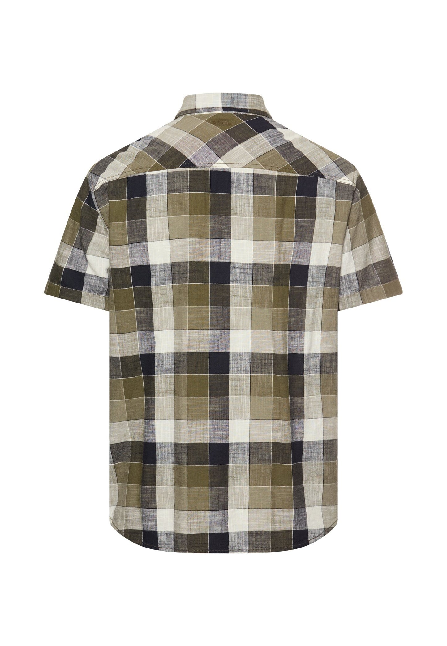 Karohemd aus reiner Baumwolle (Deep Olive)