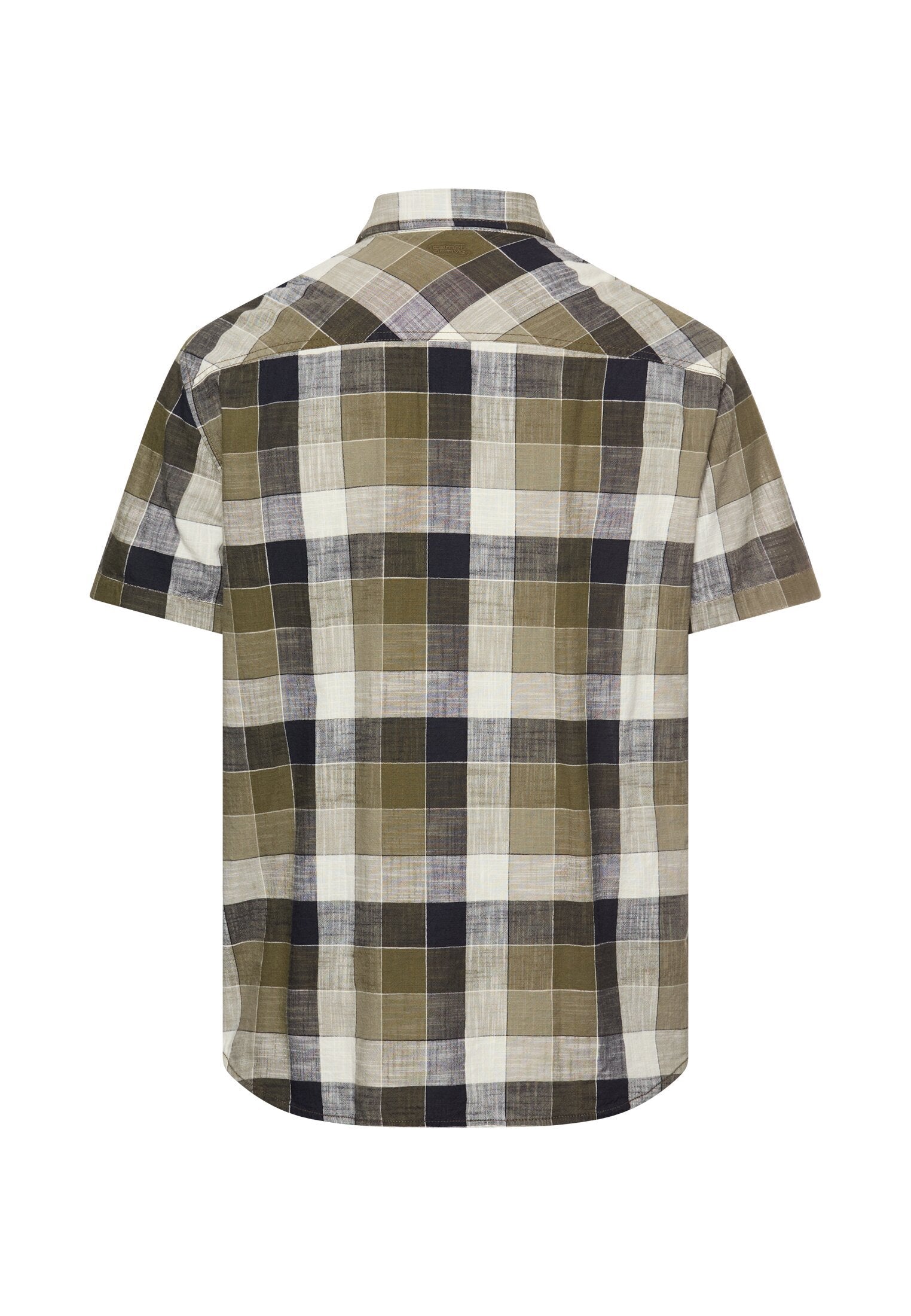 Karohemd aus reiner Baumwolle (Deep Olive)