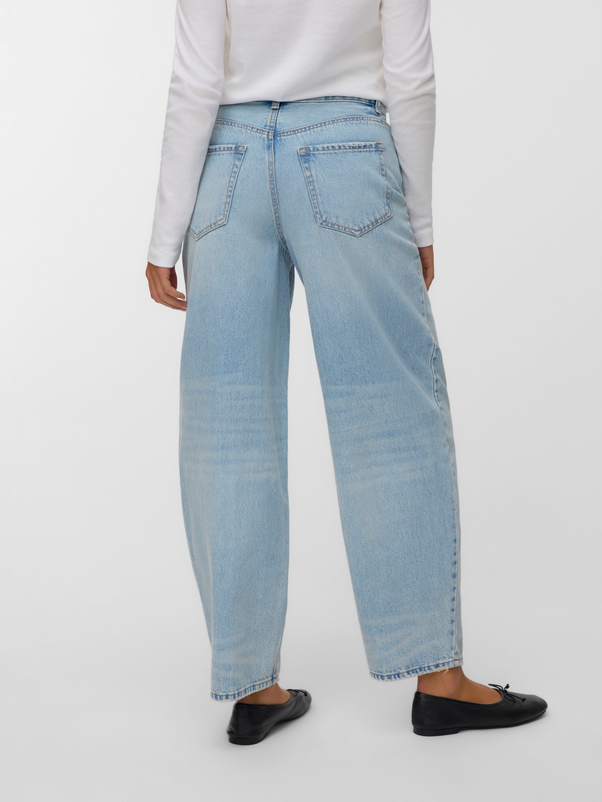 Vmbillie Hr Barrel Ank Jeans Li3146 Noos (Light Blue De)