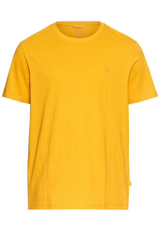 Basic T-Shirt aus reiner Baumwolle (Sunflower)