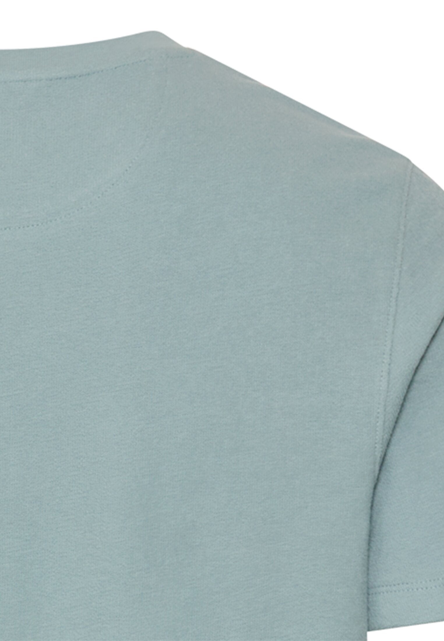 T-Shirt aus reiner Baumwolle (Aqua Blue)