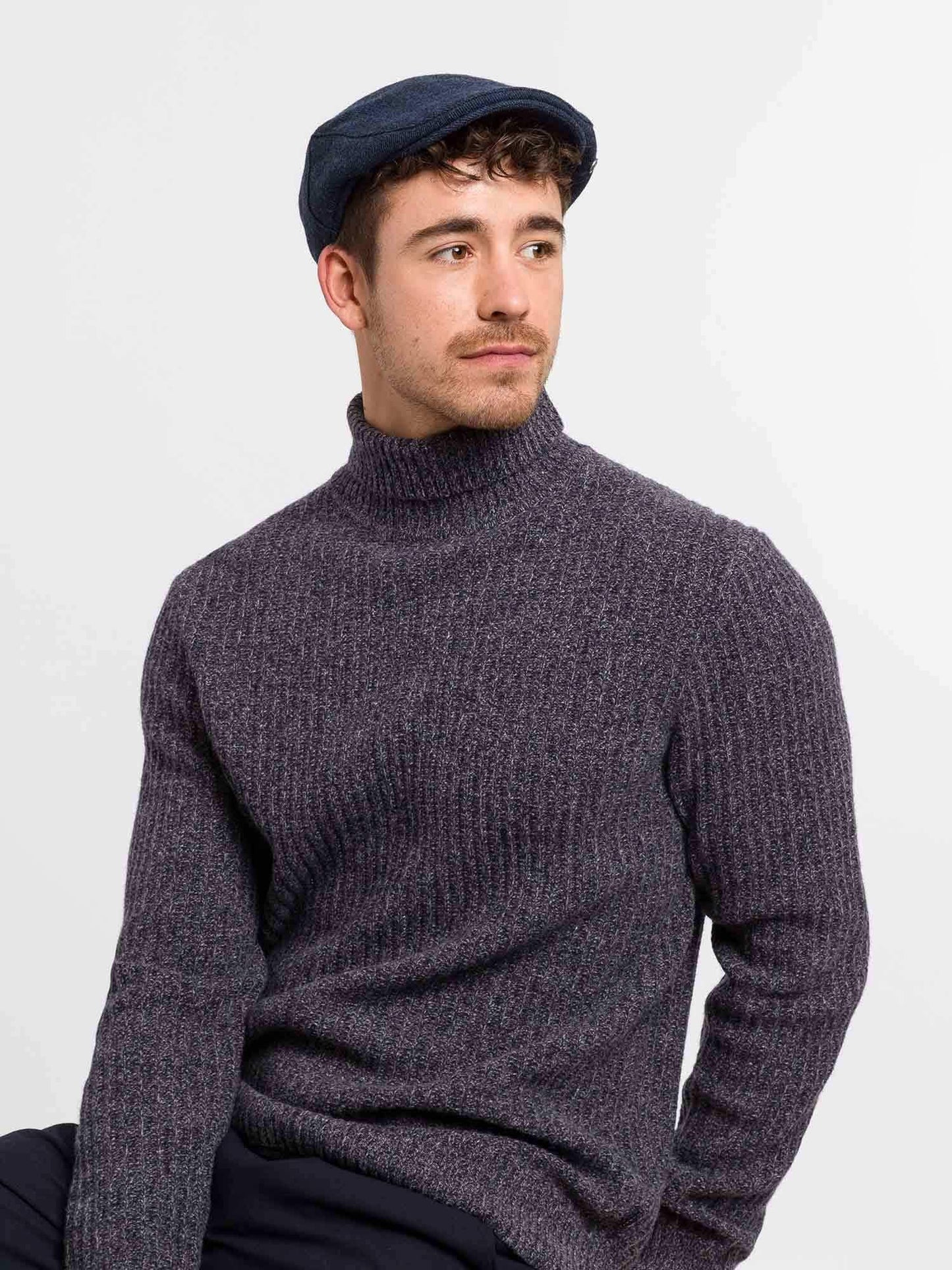 Flatcap Woll Flatcap (Navy)