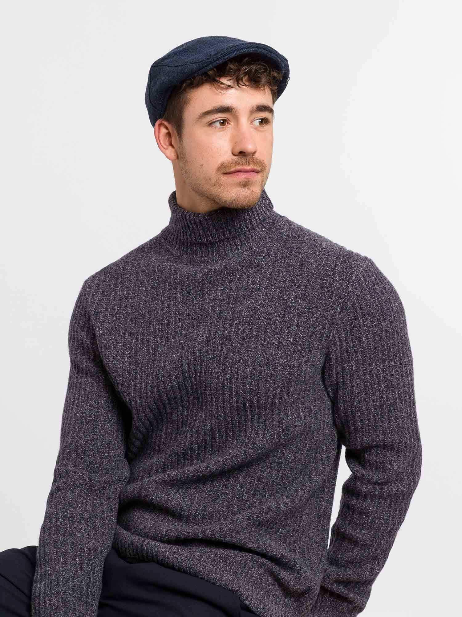 Flatcap Woll Flatcap (Navy)