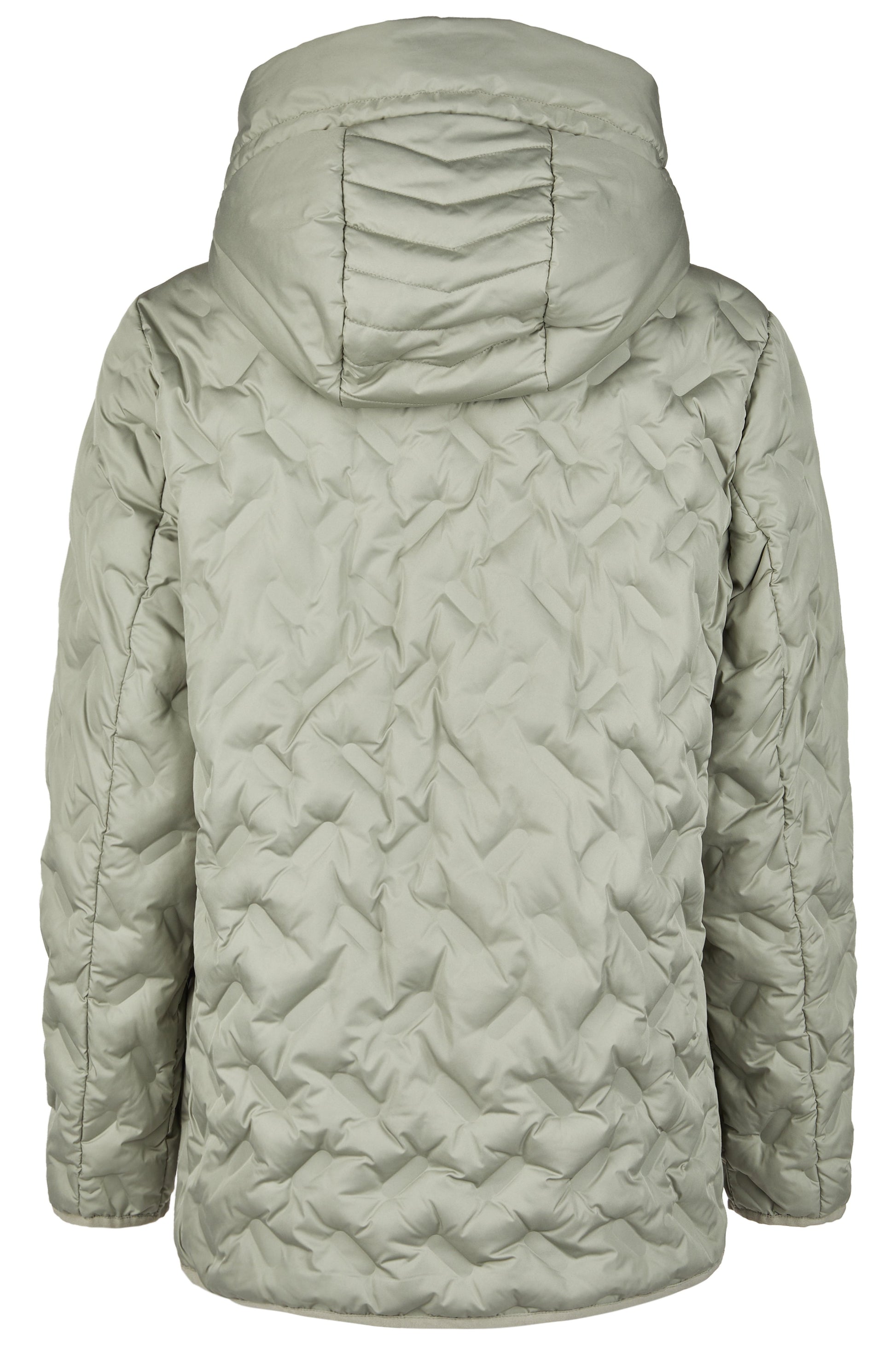 Jacke Down Free mit Kapuze (Smoke Green)