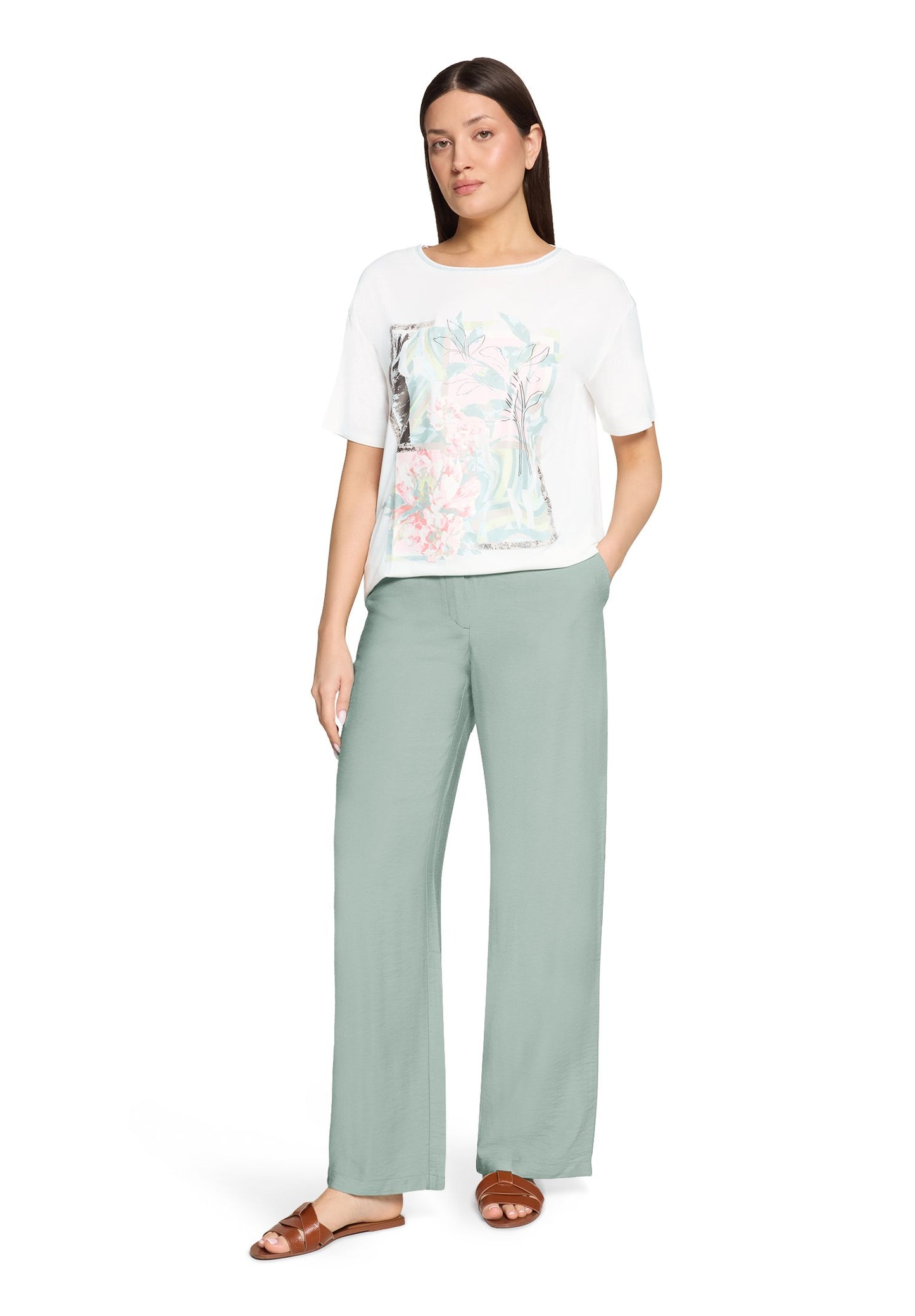 Printshirt (Patch Cream/gre)