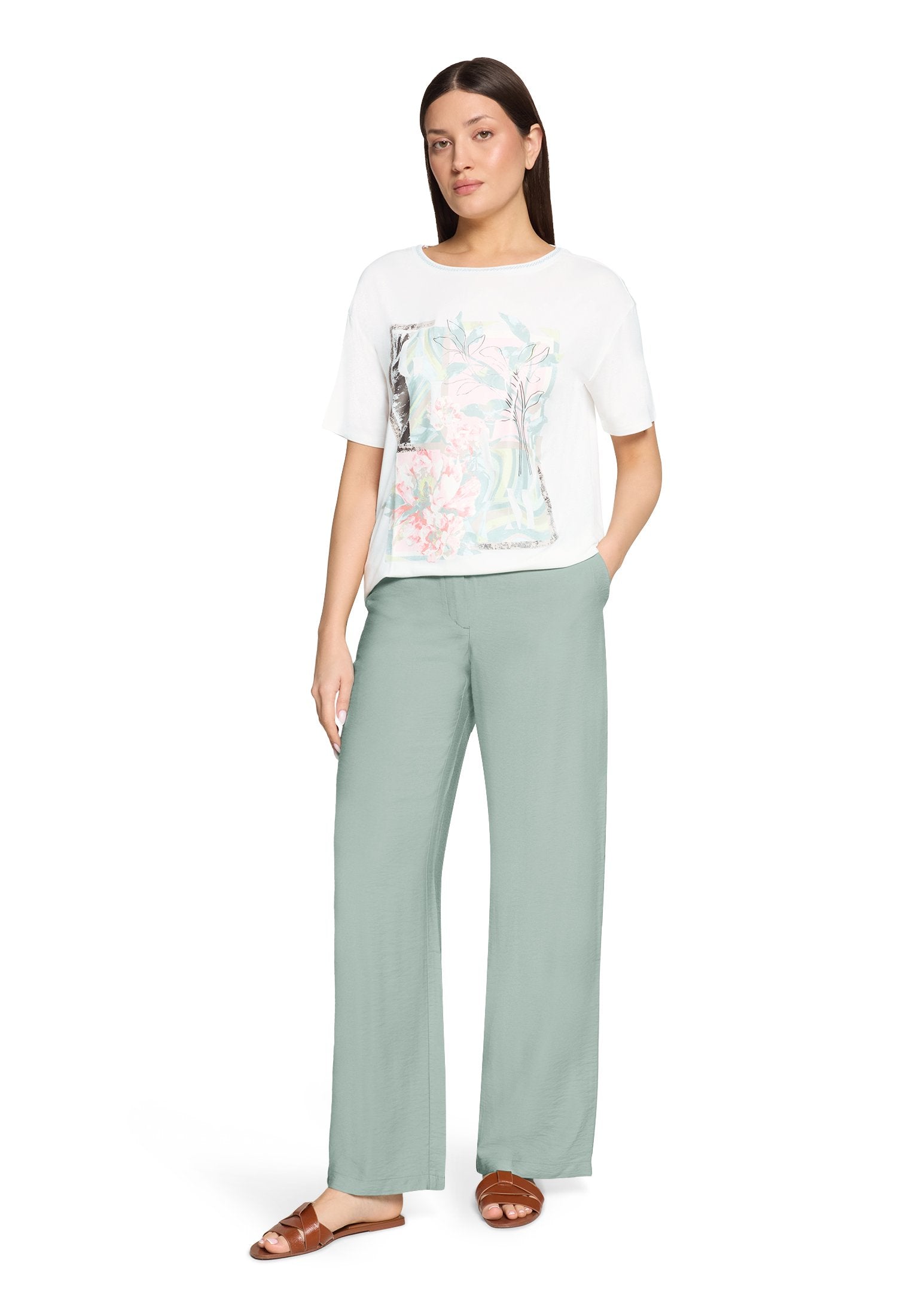 Printshirt (Patch Cream/gre)