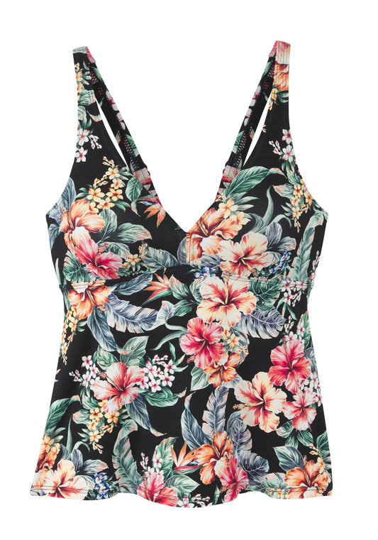 lascana Bügel-Tankini-Top (Black Print)