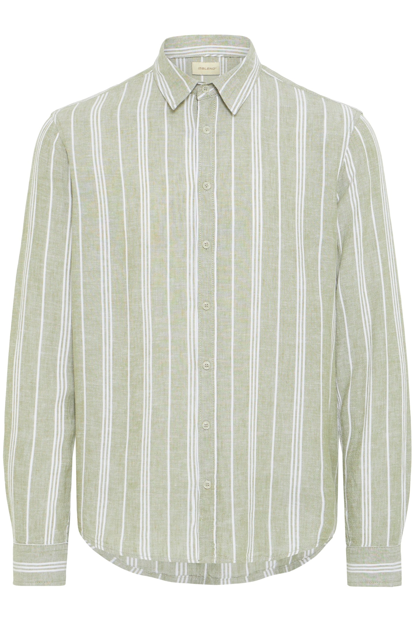 Bhbobby Linen Stripe (Oil Green)