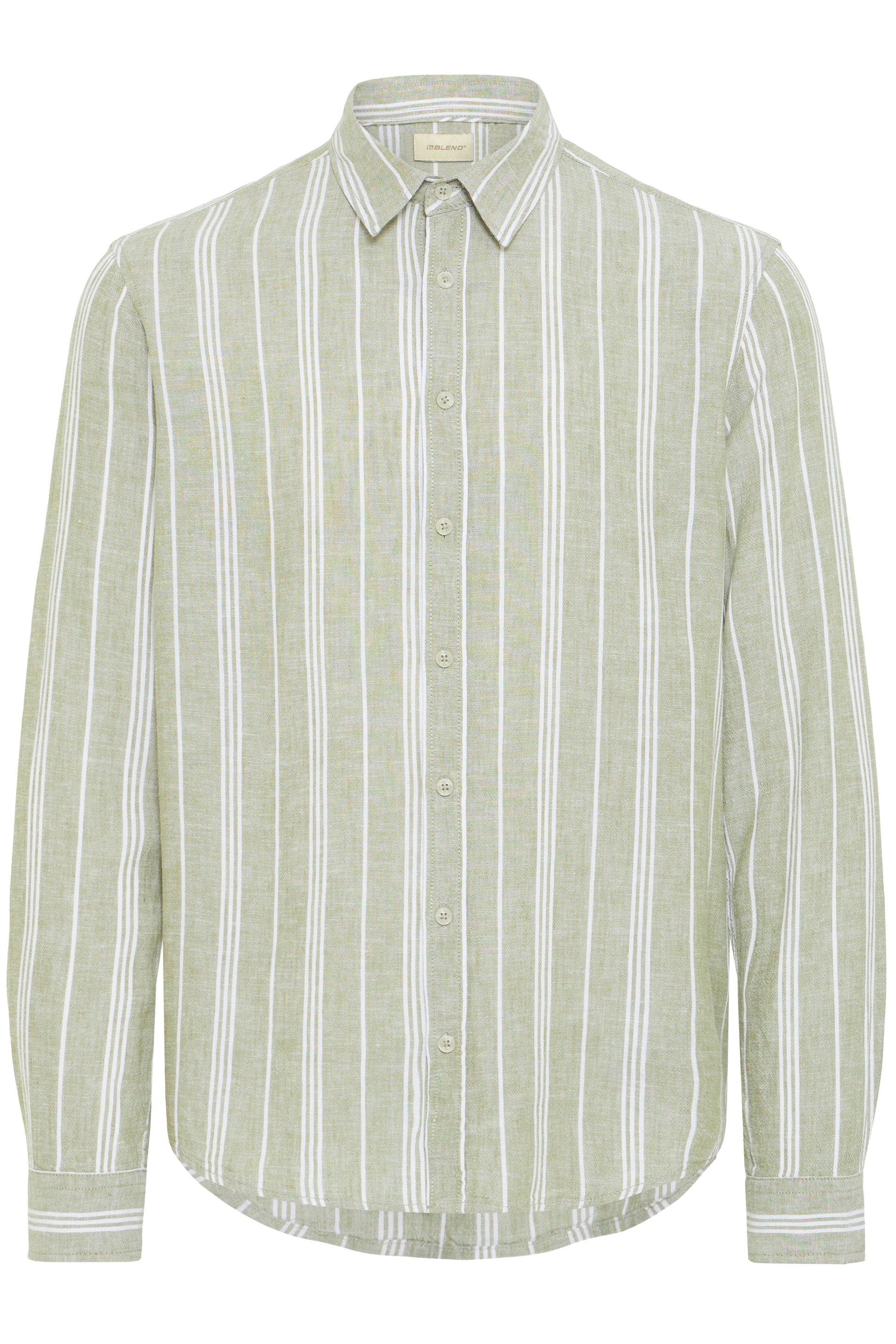 Bhbobby Linen Stripe (Oil Green)