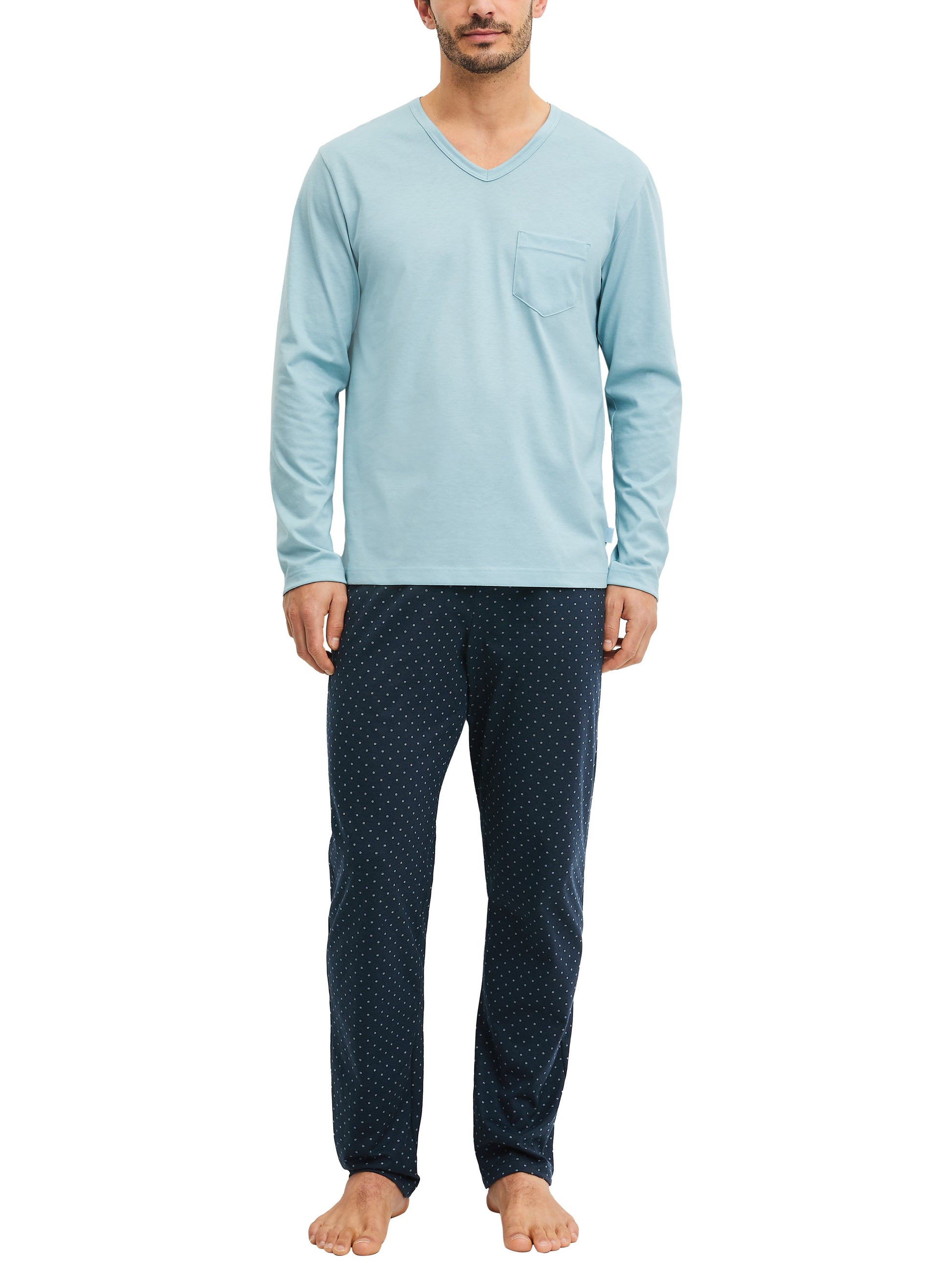 HERREN Pyjama (Tourmaline Blue)