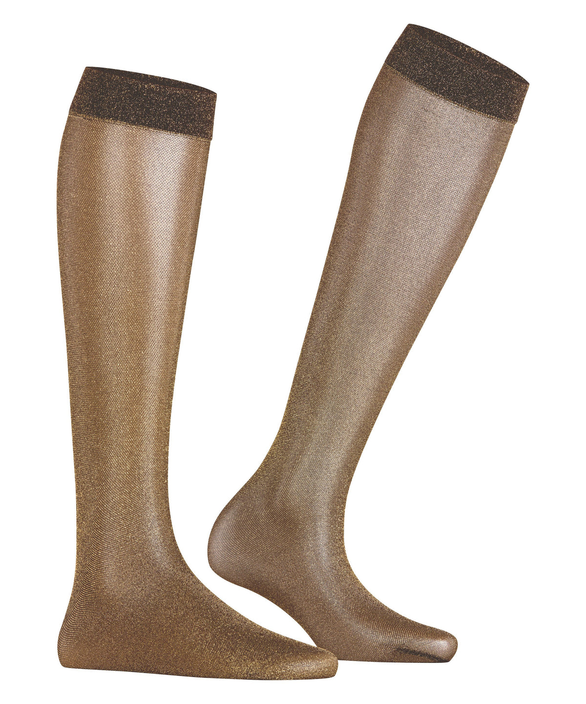 FALKE Glitter KH 30 DEN Damen (Brown/gold)