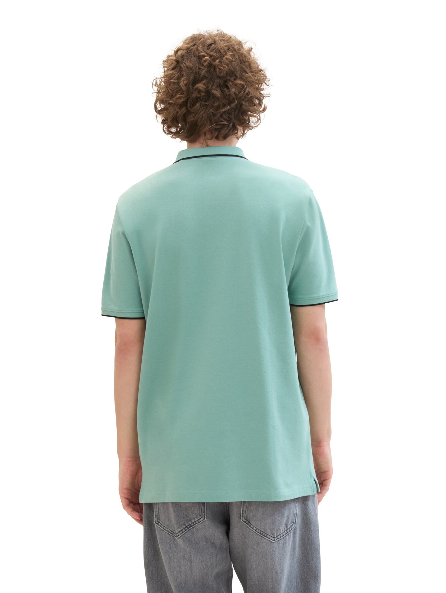 Basic Poloshirt (Bleeched Green)
