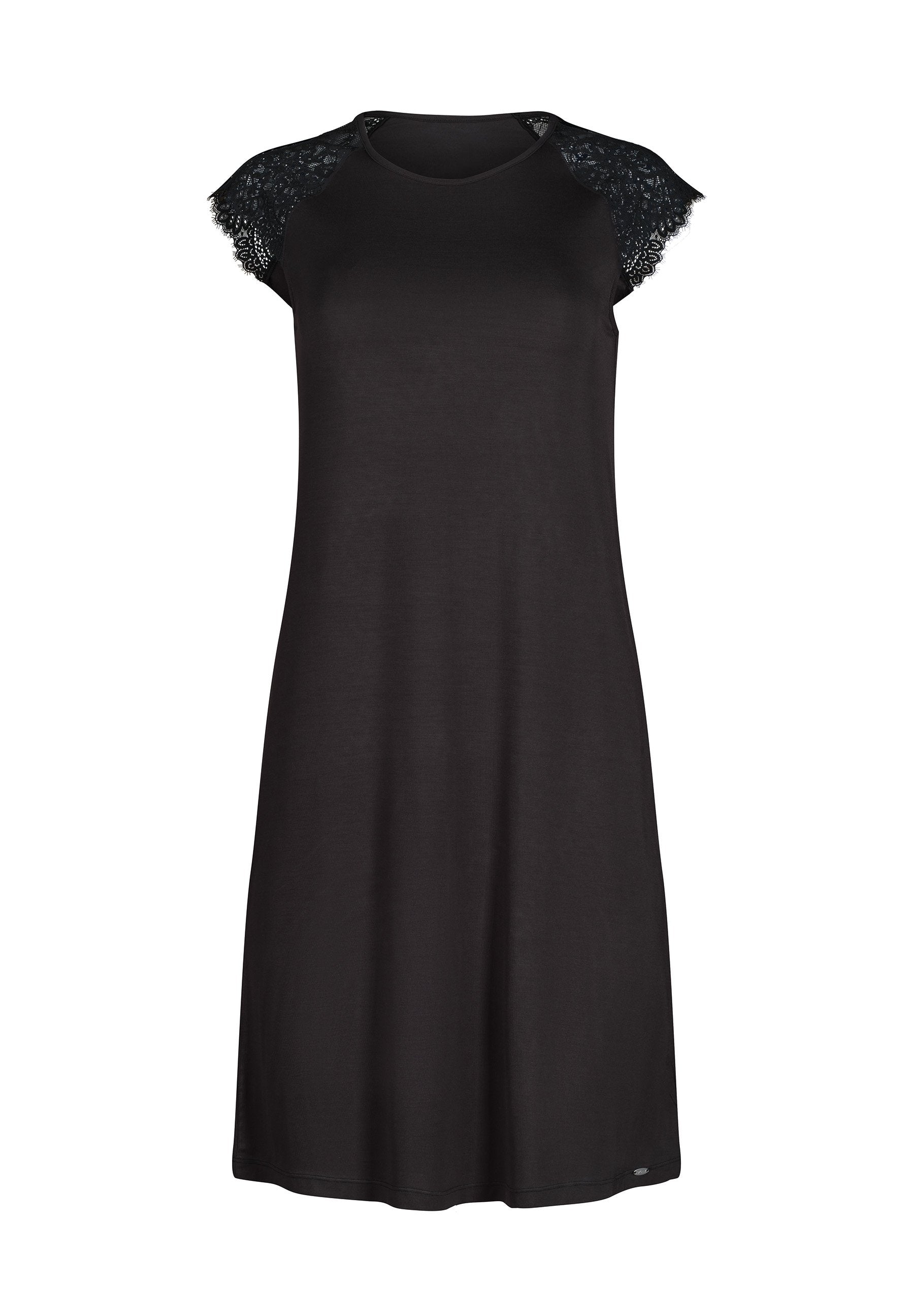 SKINY Damen Sleepshirt kz. A. Night In Skiny 04 (Black)