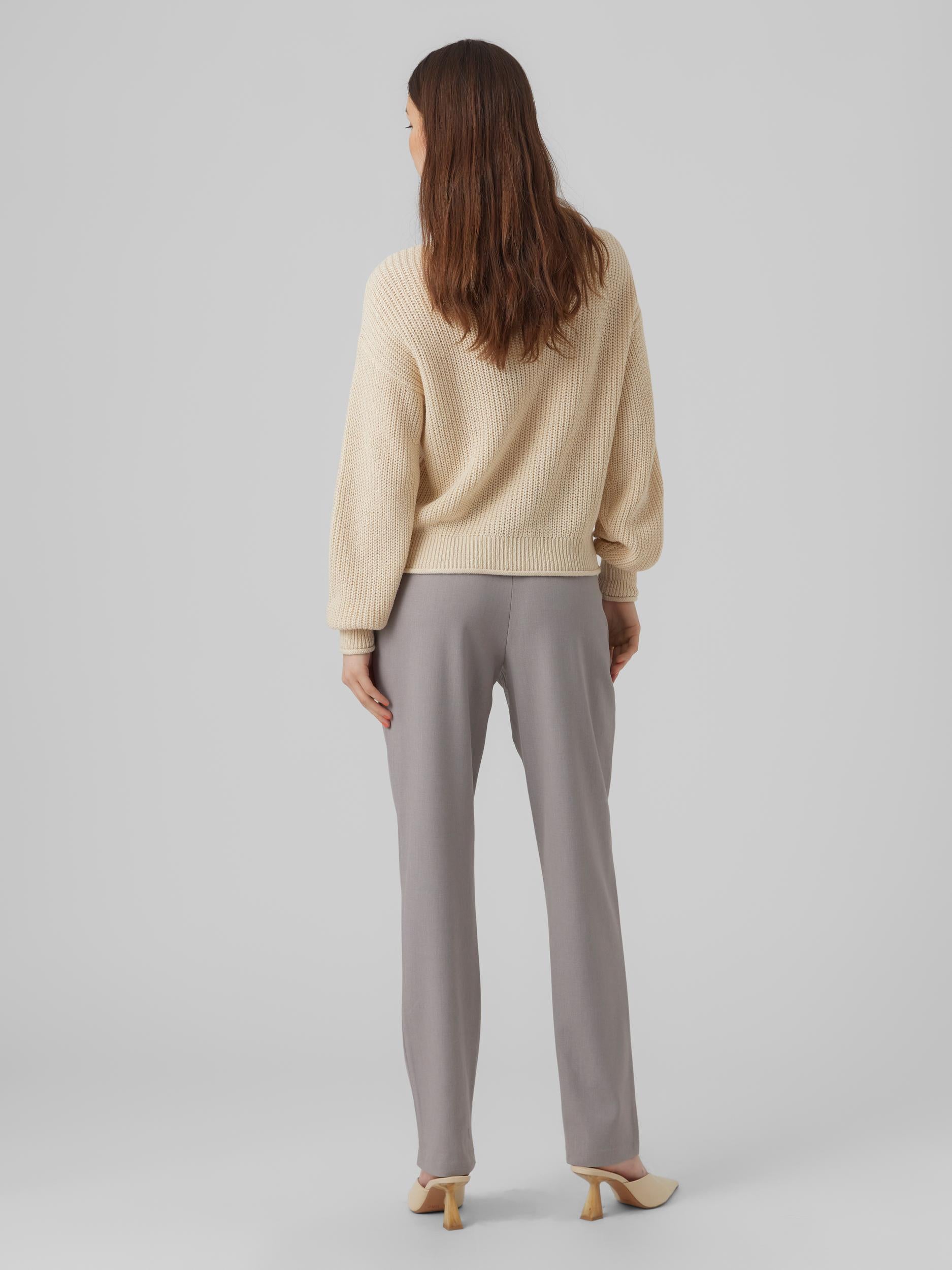 Vmcrush Ls O-neck Pullover Boo (Birch)