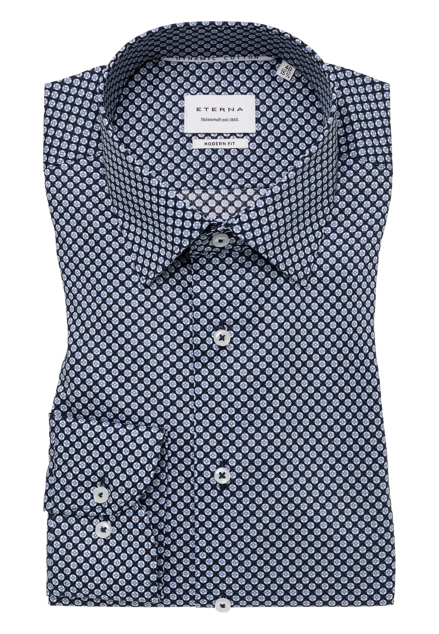 Hemd Twill super langer Arm (72 cm) (Marine)