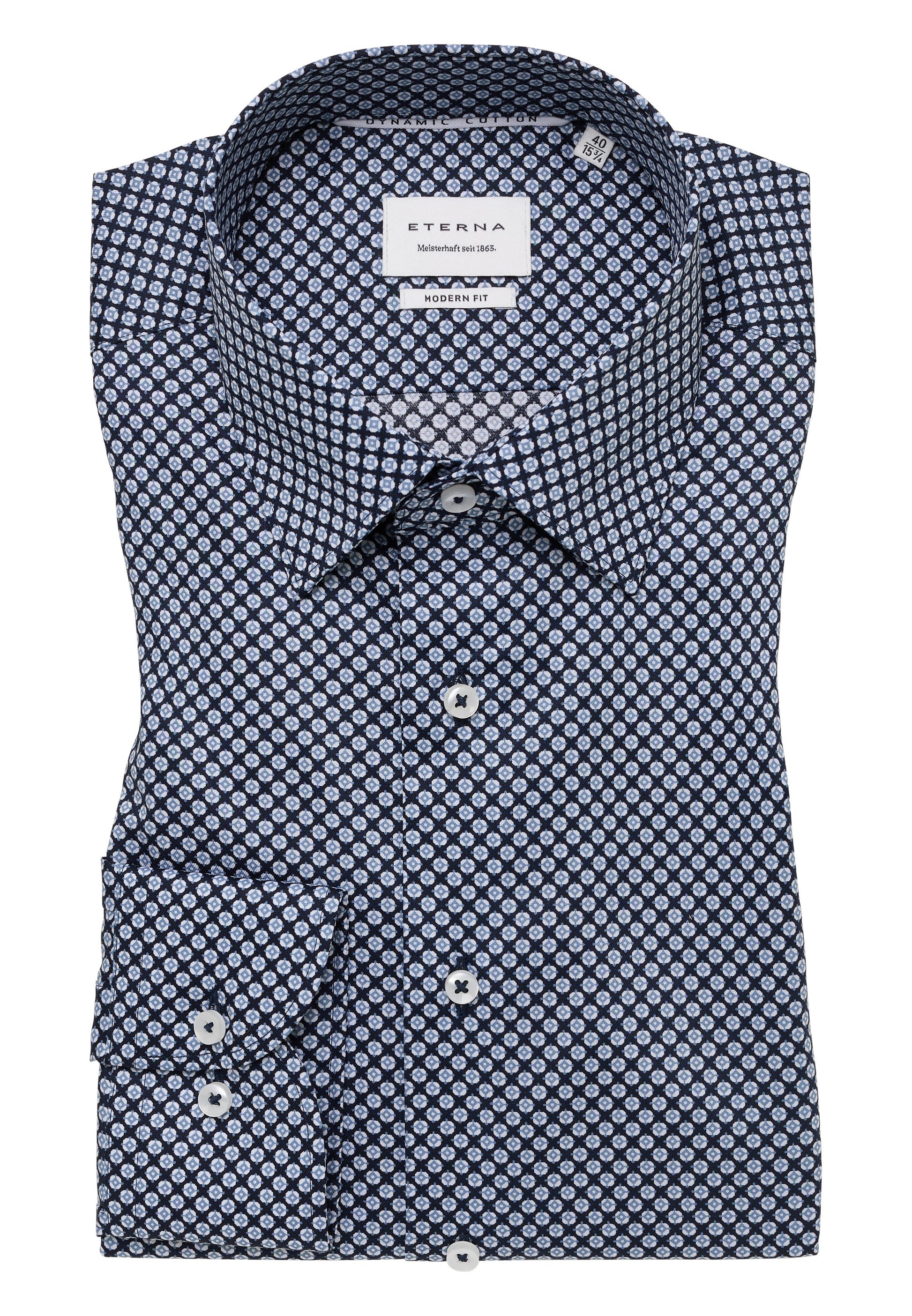 Hemd Twill super langer Arm (72 cm) (Marine)