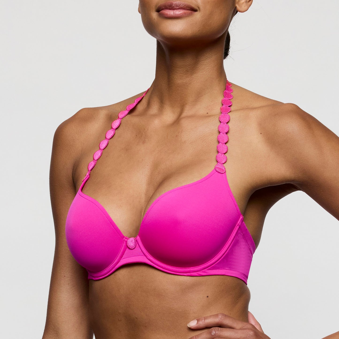 TOM Influencer Pink Unterlegter BH Herzform (Inl)