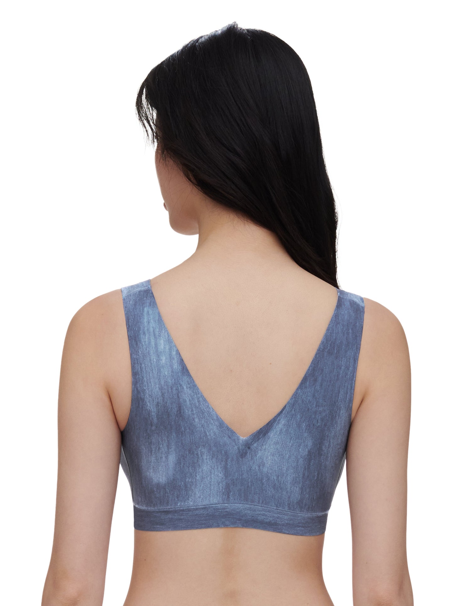 SOFTSTRETCH Bustier mit Soft Cups (Blue Denim Print)