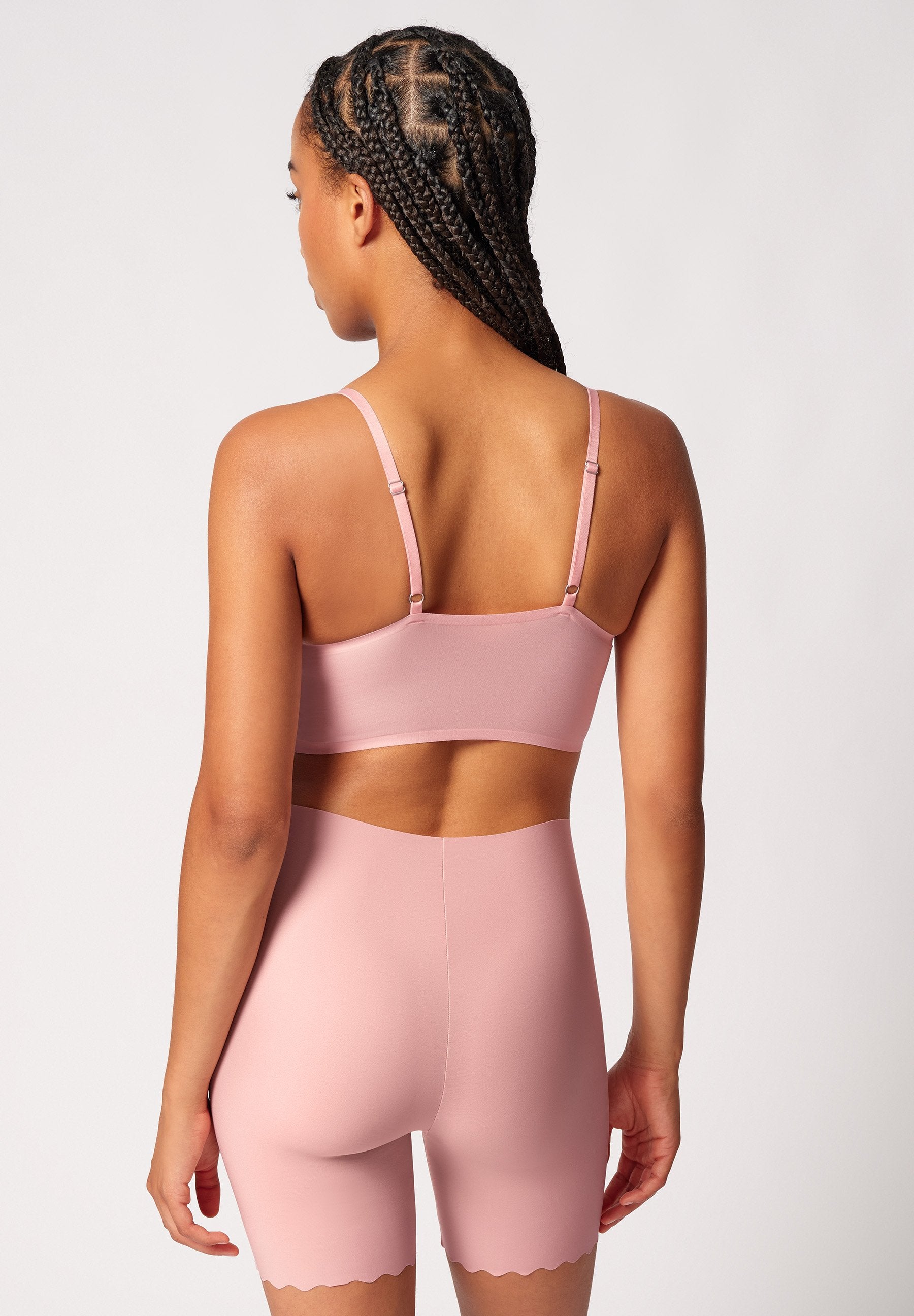 SKINY Damen Bustier herausn. Pads Micro Essentials (Bridal Rose)
