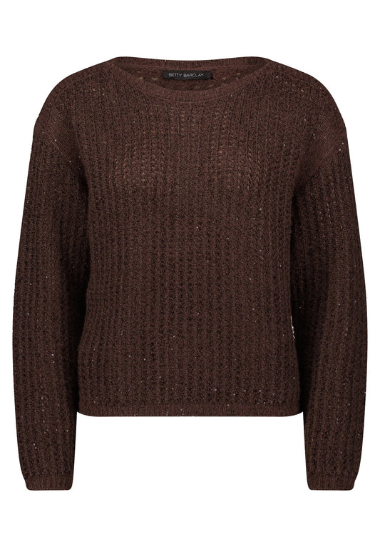 Grobstrick-Pullover (Light Maroon)