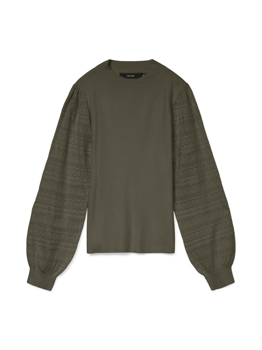 Vmnewlimone Ls Highneck Pullover Boo (Grape Leaf)
