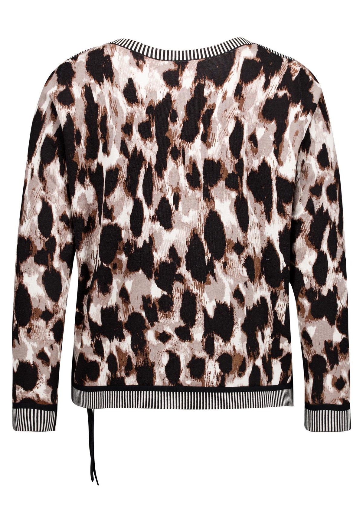 Strickpullover (Beige/black)
