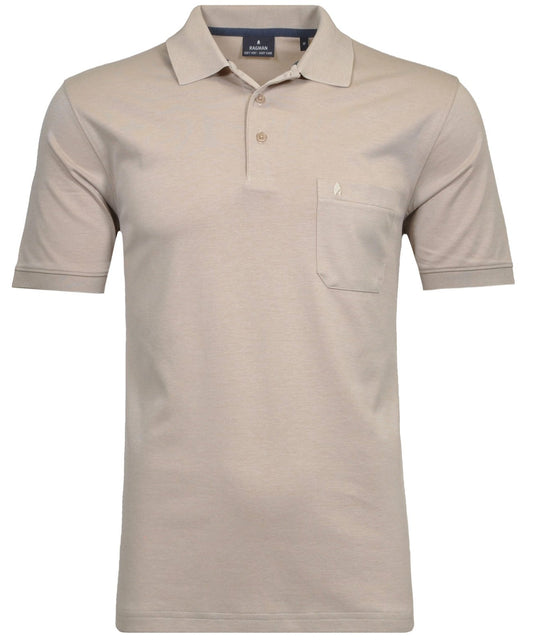 Softknit-Polo mit Brusttasche, kurzarm (Light Skin)