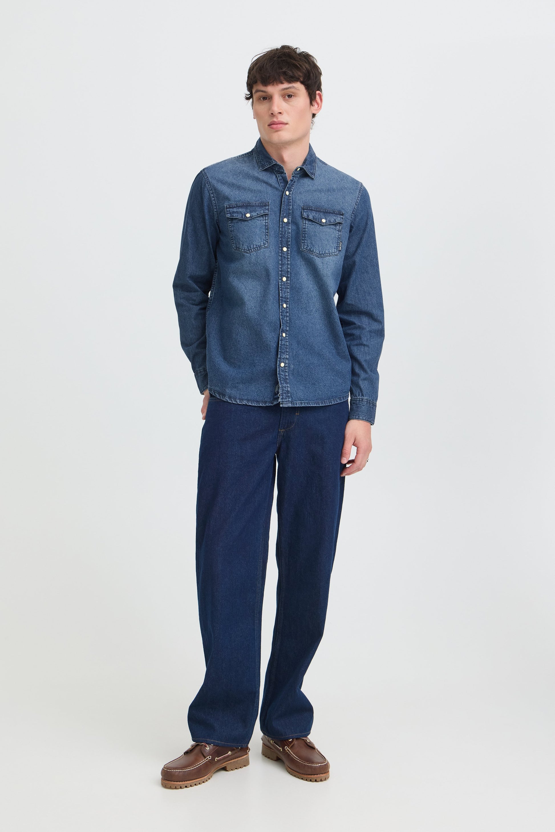 Bhdargo Denim Shirt (Denim Middle)