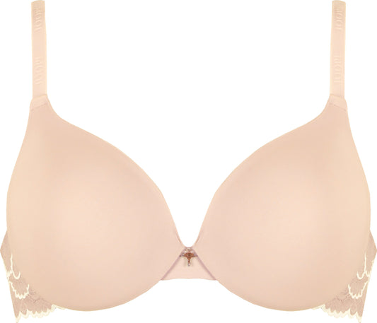 Underwired bra padded (Rose/ecru)