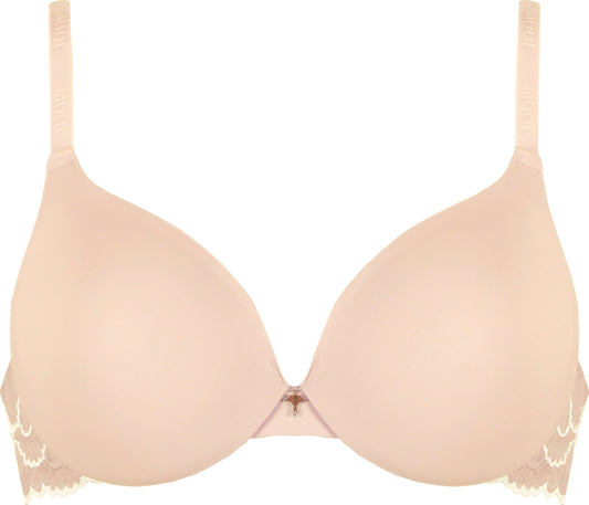 Underwired bra padded (Rose/ecru)