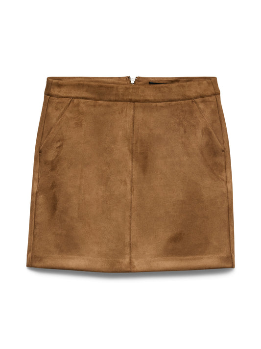 Vmdonnadina Short Skirt Ga Noos (Cognac)