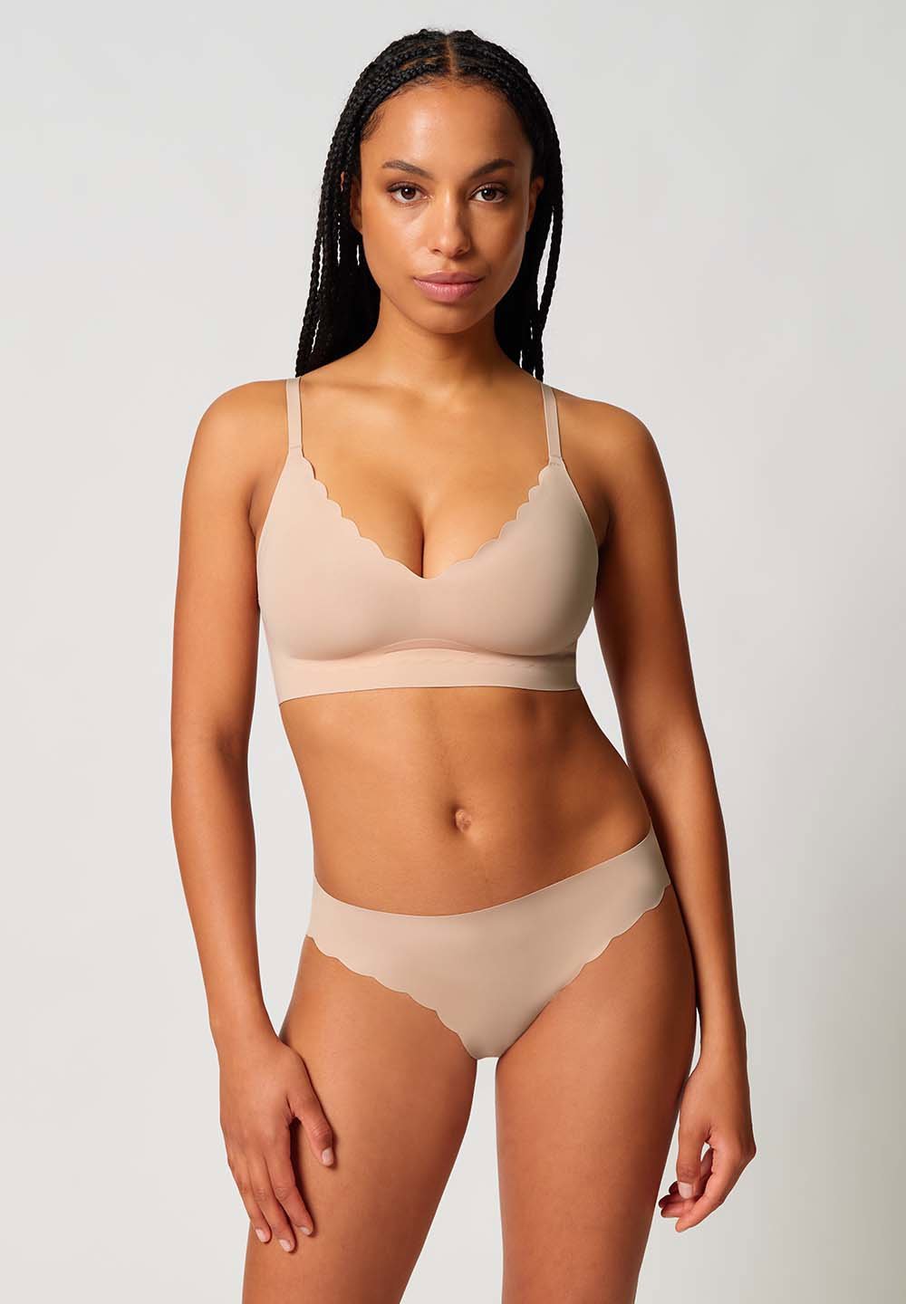 Skiny Damen Bustier herausn. Pads Sensation (Beige)
