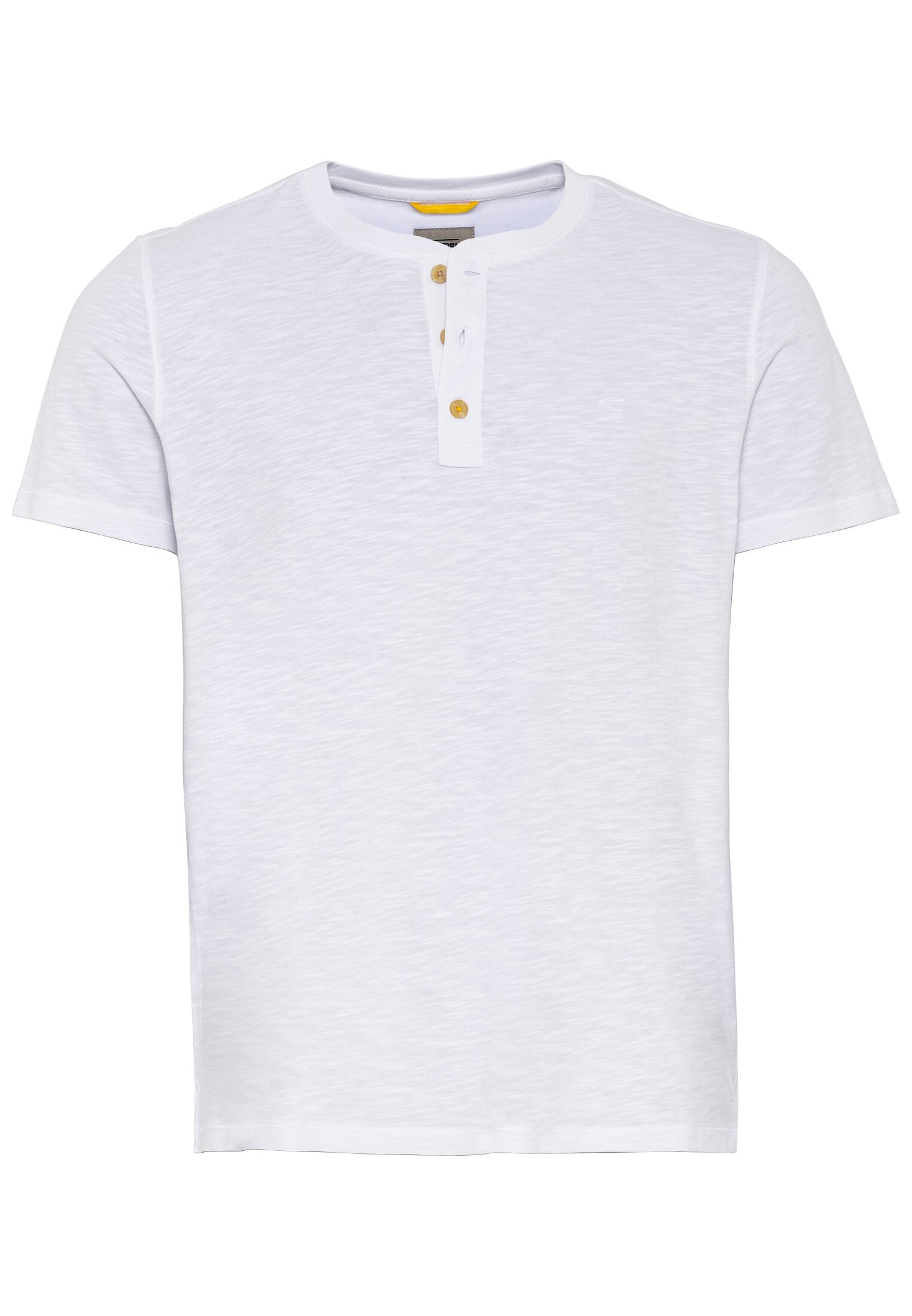 Kurzarm Henley aus Organic Cotton (Broken White)