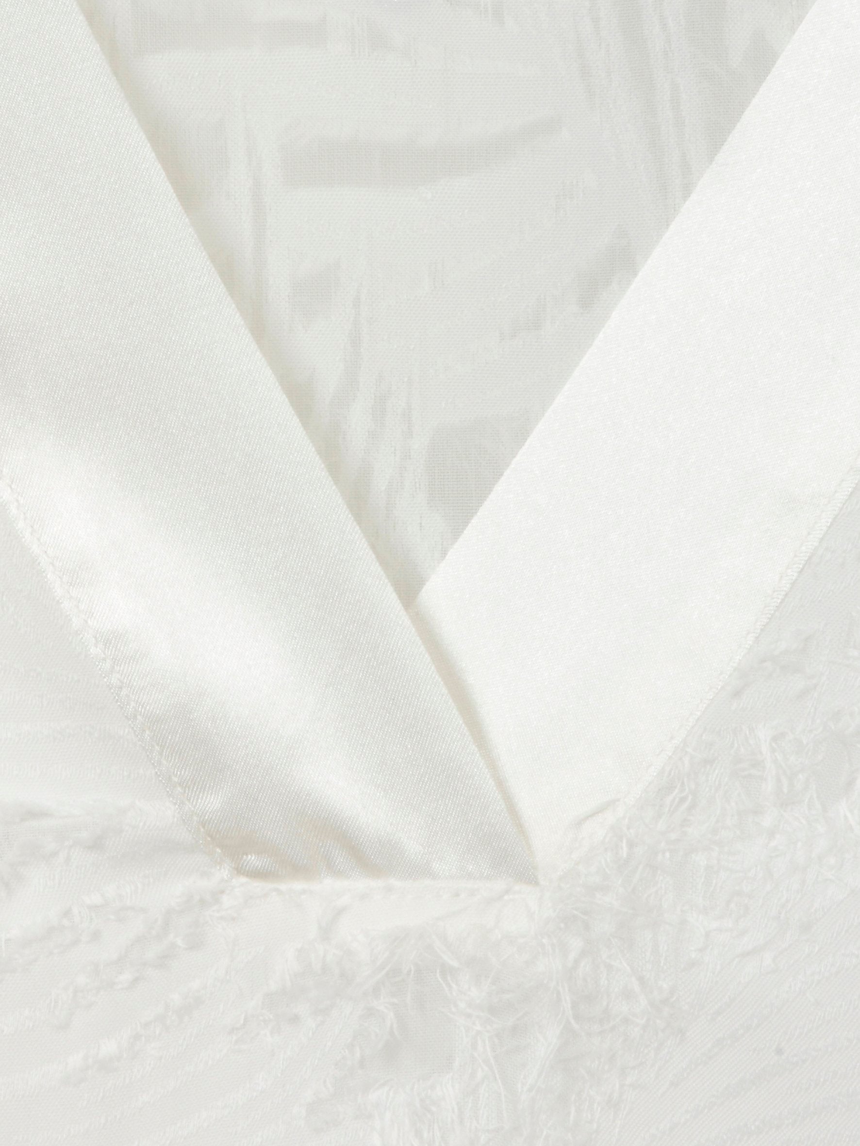Bluse V-Ausschnitt 1/1 Arm (Offwhite)