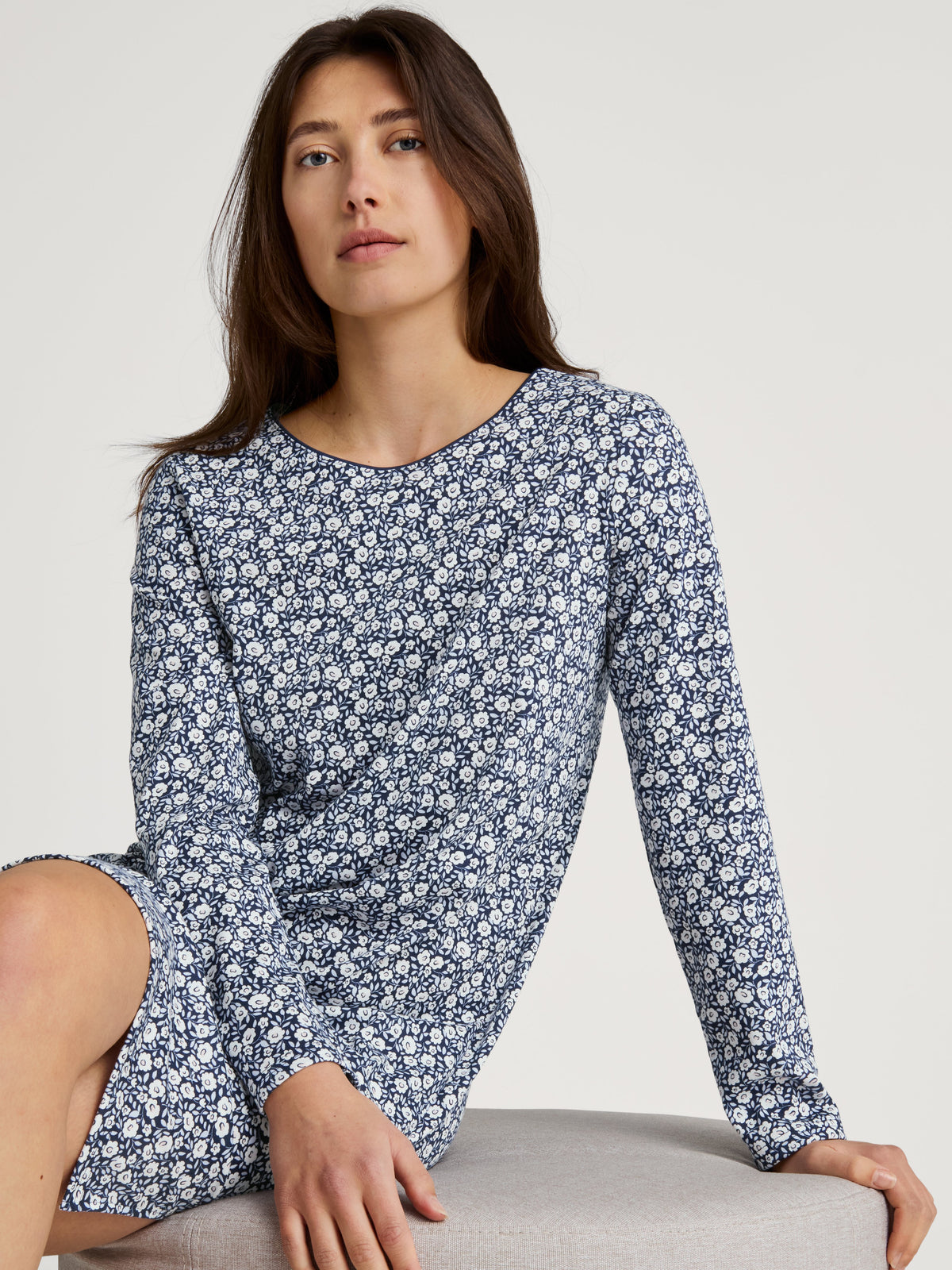WOMEN Nightdress (Peacoat Blue)