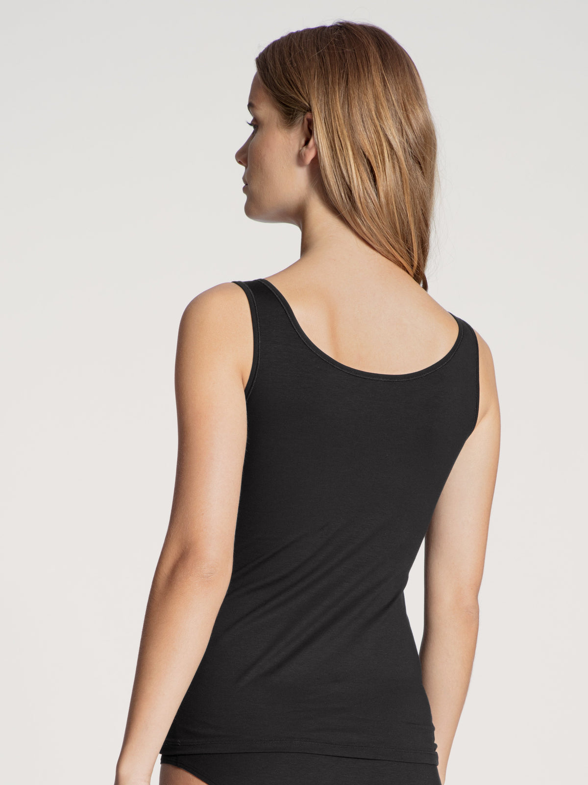 DAMEN Top ohne Arm (Schwarz)