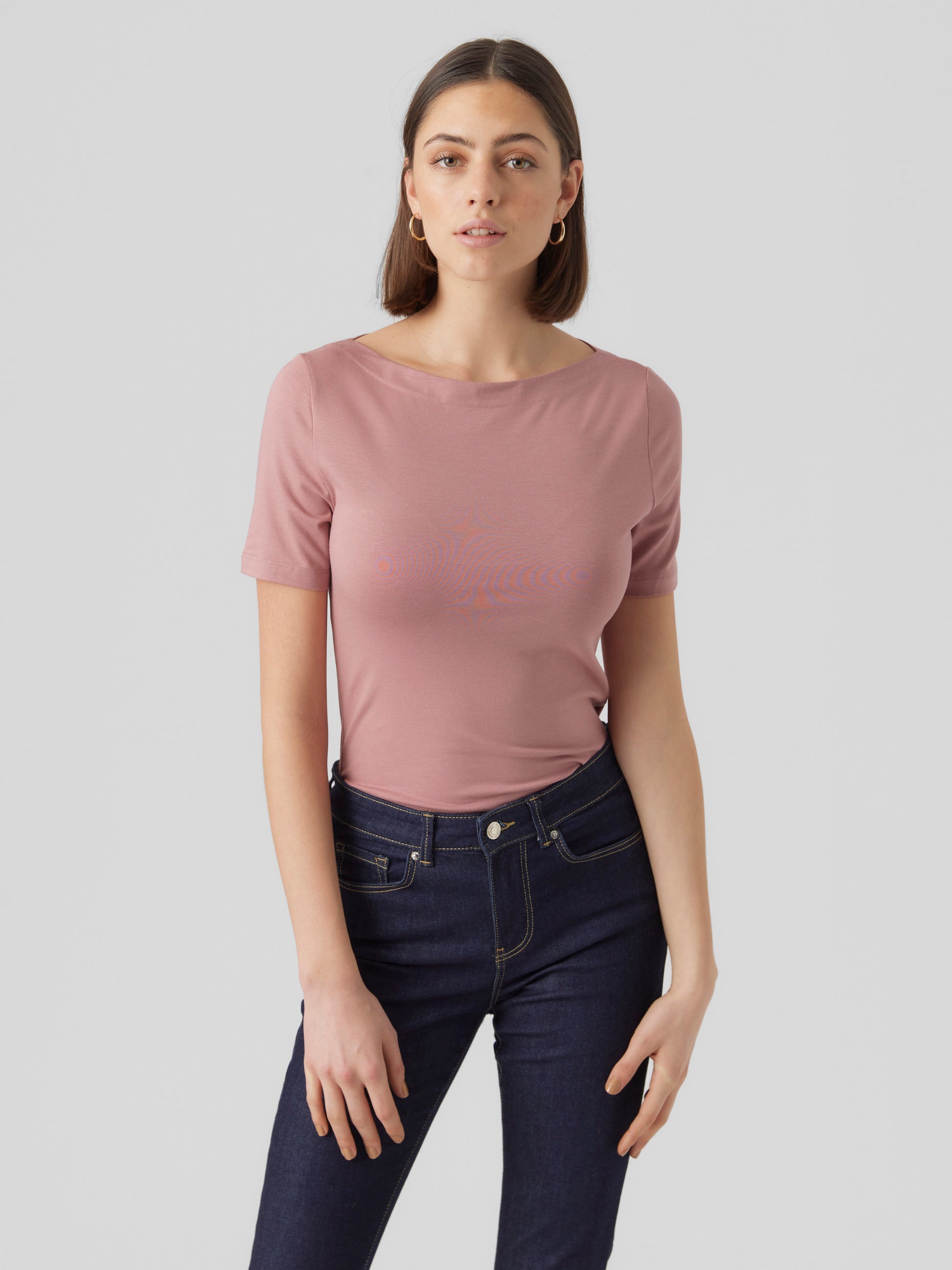 Vmpanda Modal S/s Top Noos (Nostalgia Ros)