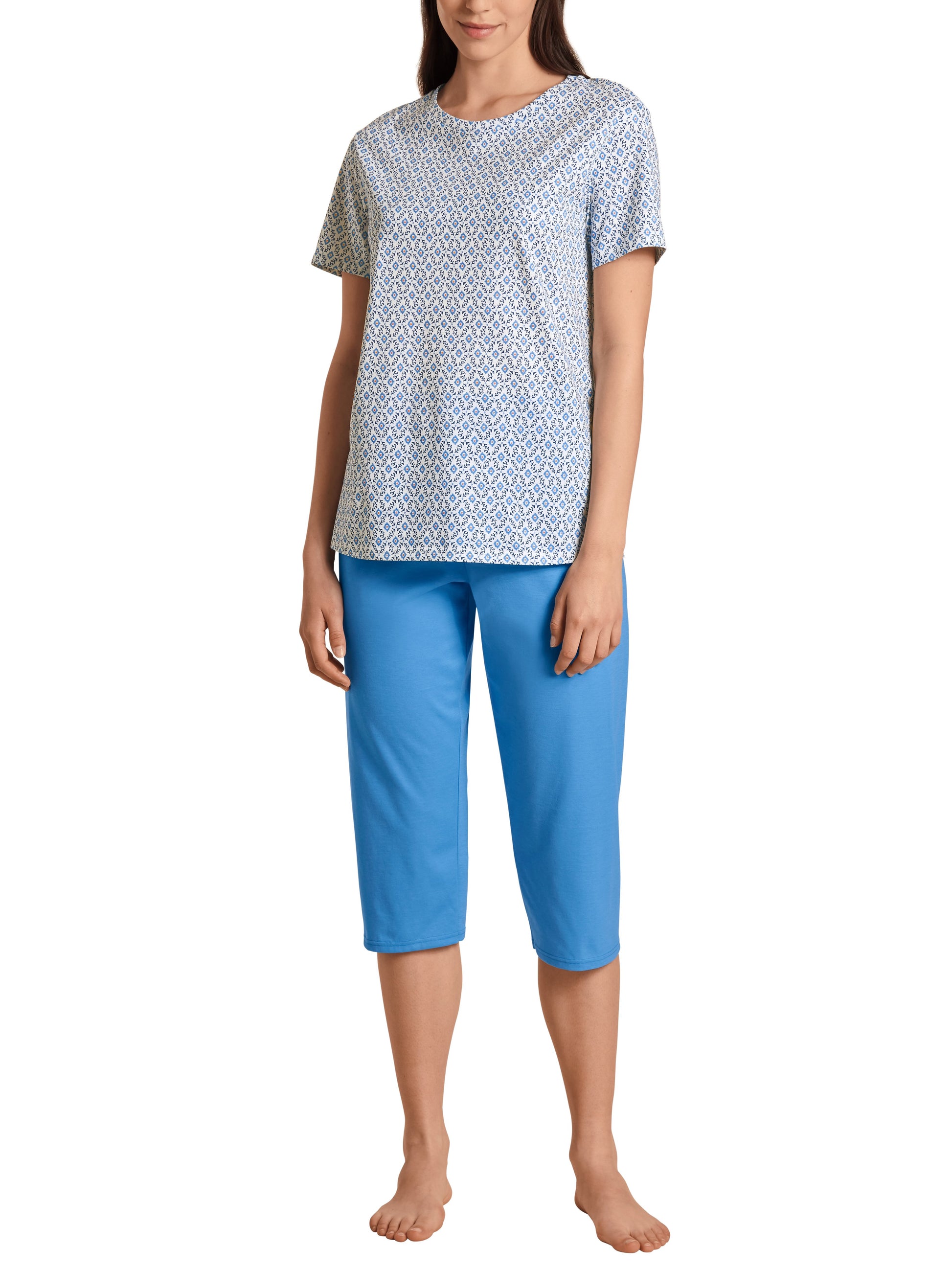 WOMEN 3/4 Pyjamas (Azurit Blue)
