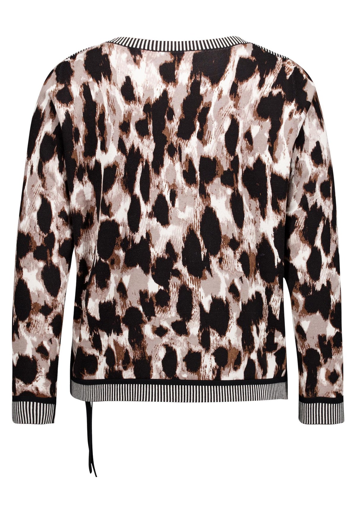 Strickpullover (Beige/black)