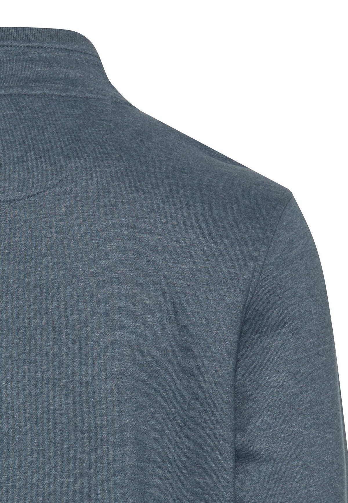 Sweatshirt mit Troyerkragen (Tinted Blue)