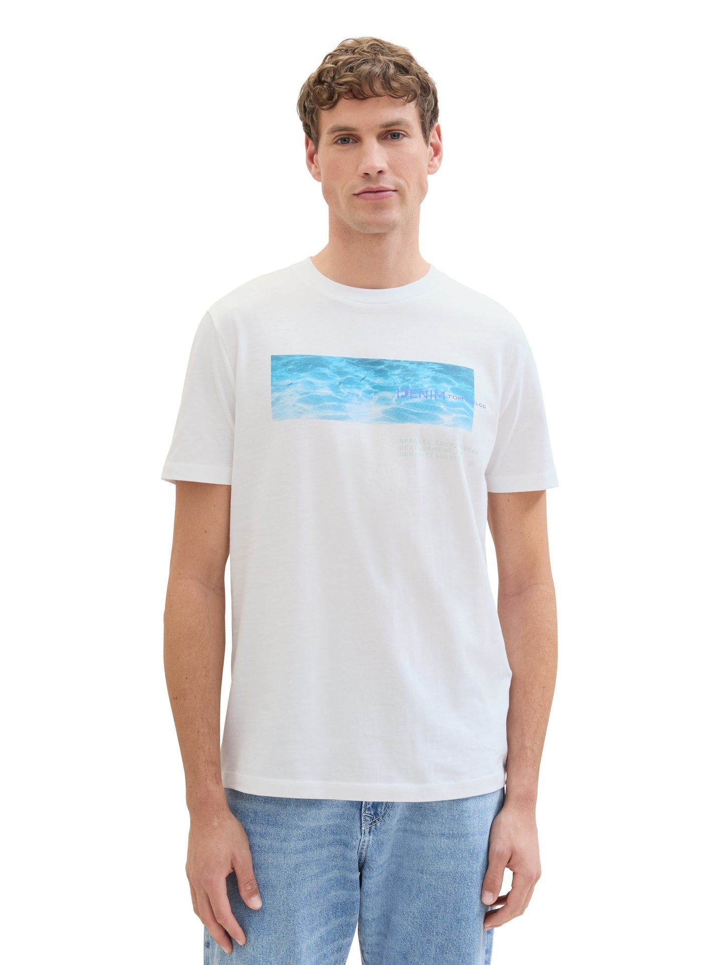T-Shirt mit Motivprint (White)