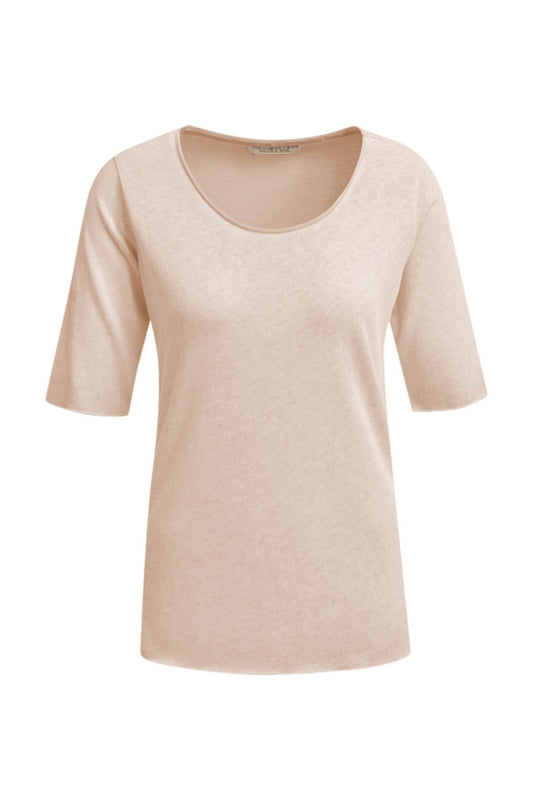 Basic Half Slv Knit (Sand)