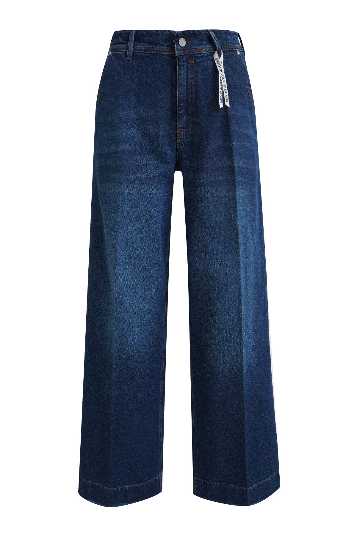 Wideleg Denim Pants (Dark Denim)