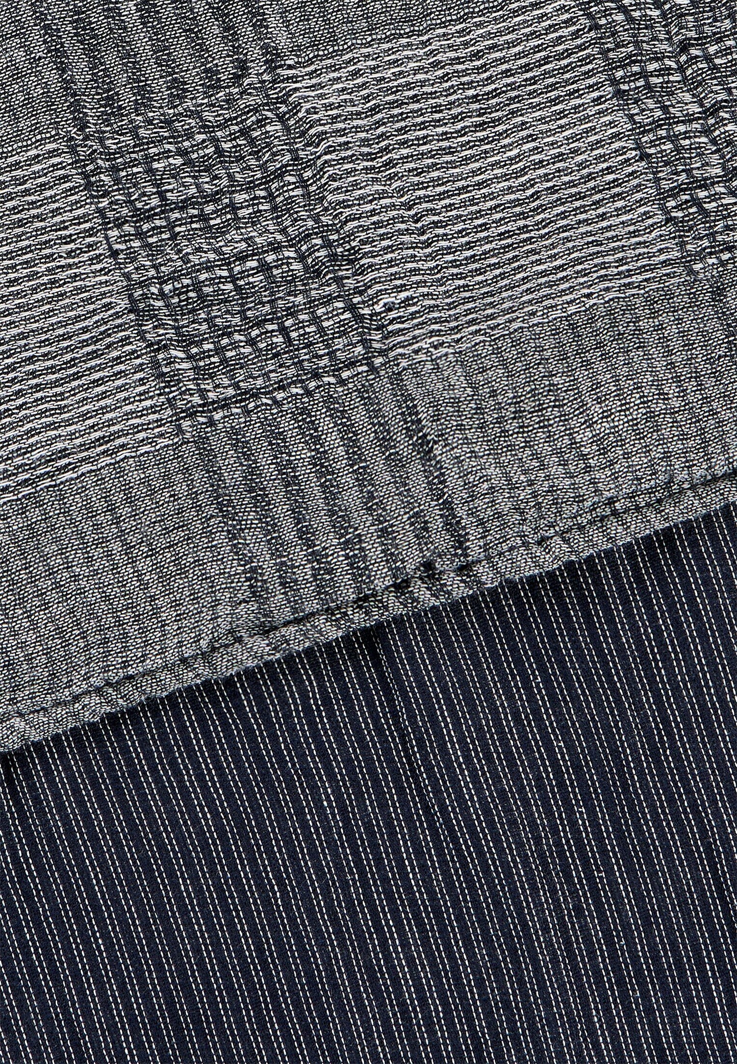 Gewebter Schal aus 100% Baumwolle (Dark Navy)
