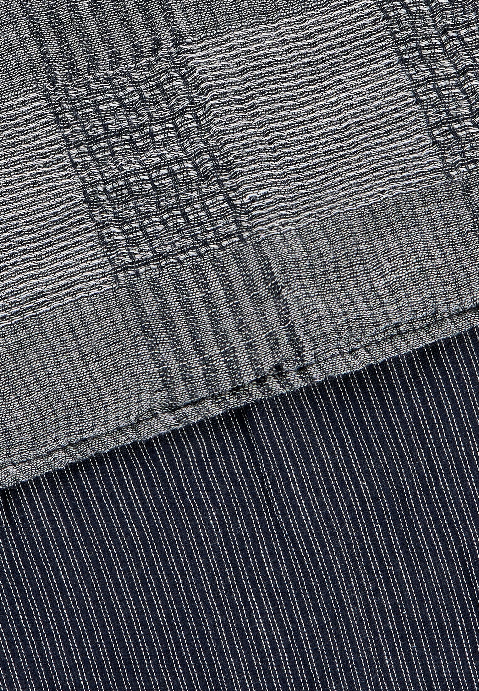 Gewebter Schal aus 100% Baumwolle (Dark Navy)