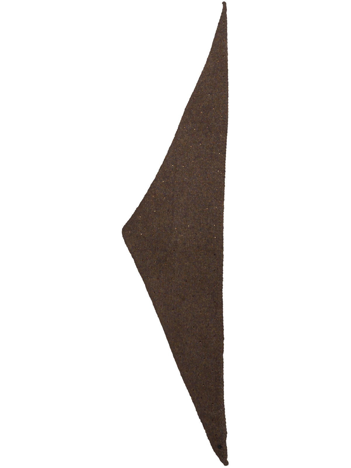 Polyacryl Nicki Meliertes Dreieckstuch mit Strass-Steinchen (Brownie)